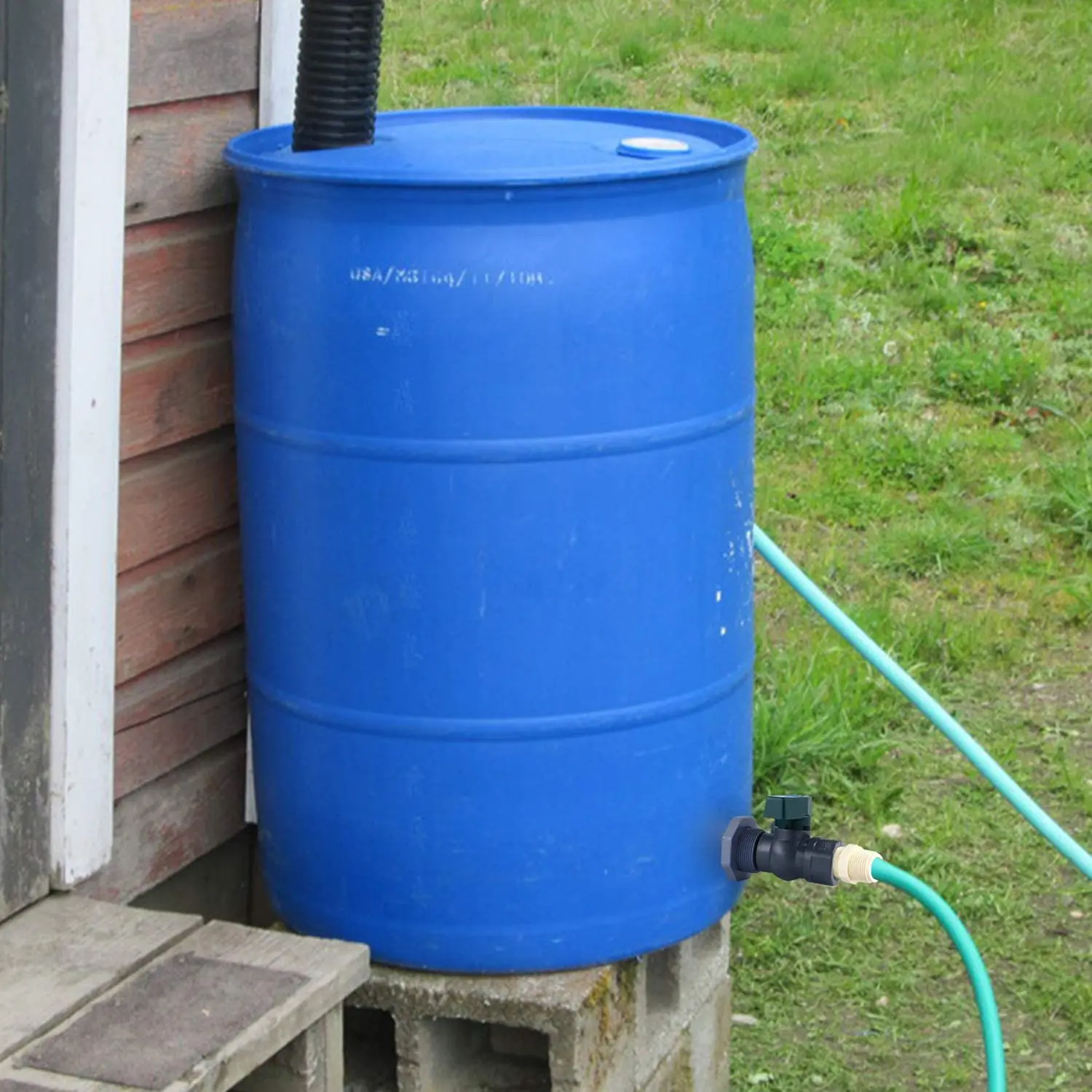 Generic Pvc Spigot Rain Barrel Faucet Kit 3/4 Inch Pvc Rain Barrel