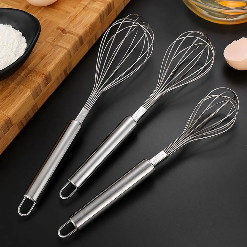 

1Pc Multifunctional Rotary Manual Egg Beater Mixer Mini Kitchen Egg Whisk Bake Tool Egg Agitator Matel Eco-Friendly Egg Mixer
