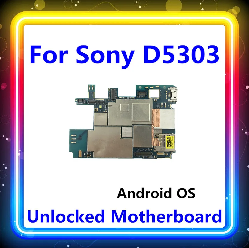 T2 материнская плата D5303 для sony Xperia T2 D5303 материнская плата разблокированная с чипами материнская плата Рабочая хорошо D5303 Android OS логическая плата