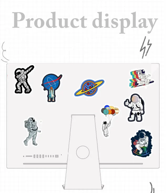 Stickers Kids Toys Laptop Motorcycle Space Unicorn Sticker Scrapbook Skateboard Graffiti Waterproof Stickers Pack 50pcs/Lot