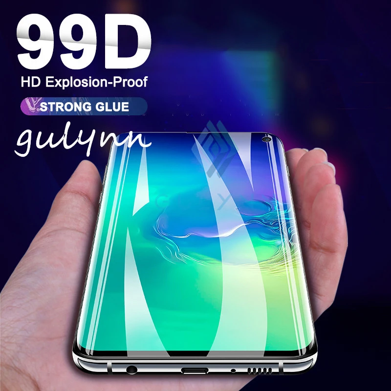 Закаленное стекло 99D с полным покрытием для Huawei P30 Mate 30 40 Lite Pro Защитное экрана Honor 20