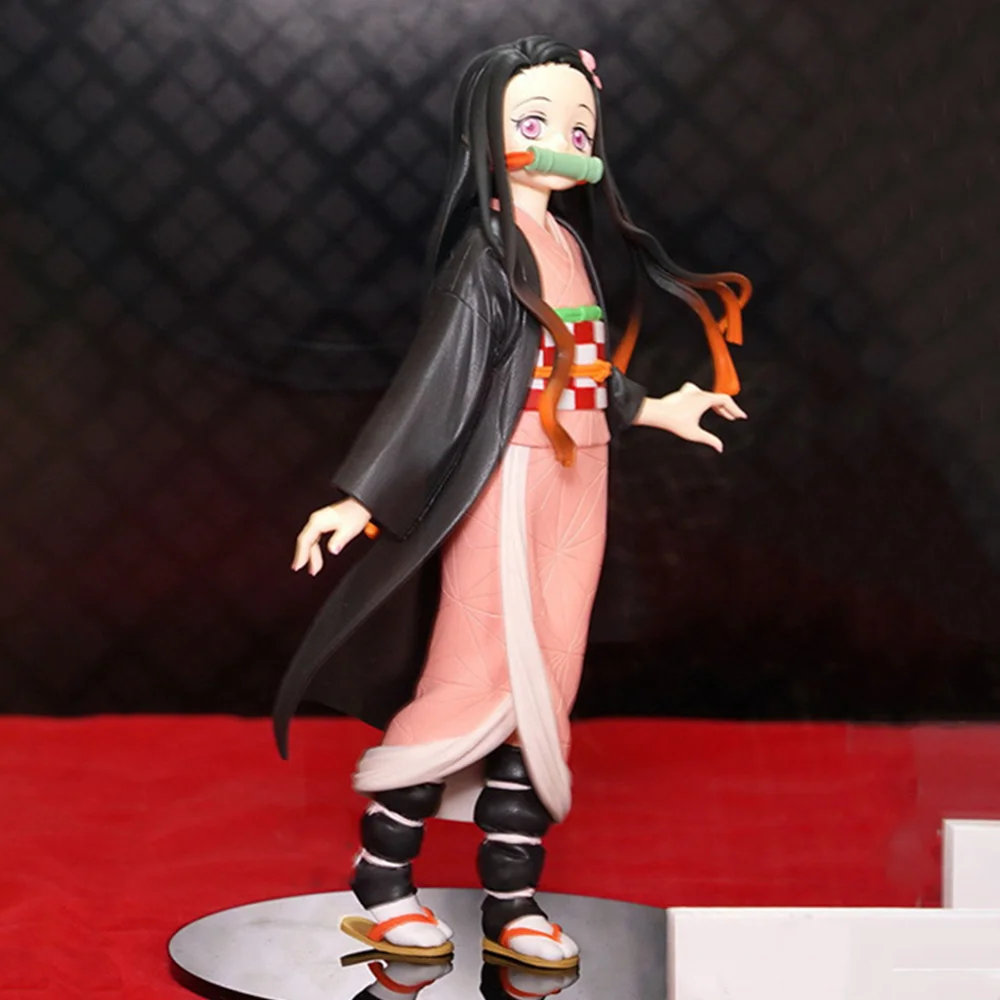 Demon Slayer Kimetsu no Yaiba Kamado Tanjirou Kamado Nezuko Action Figure Toys PVC Anime Collectible Brinquedos Model Doll Figma