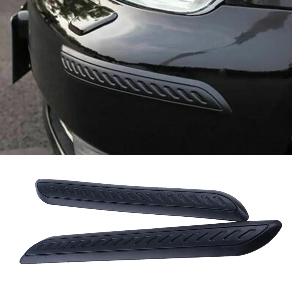 1 пара автомобиля против царапин Передний Задний бампер протектор Угловые полоски Замена