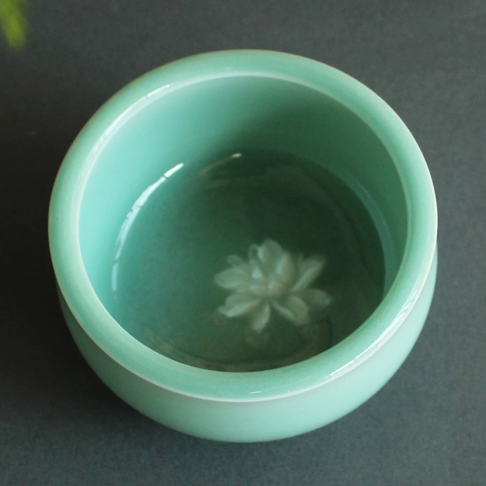 Китайский Longquan Celadon фарфор 90 мл чайная церемония посуда для напитков офисный