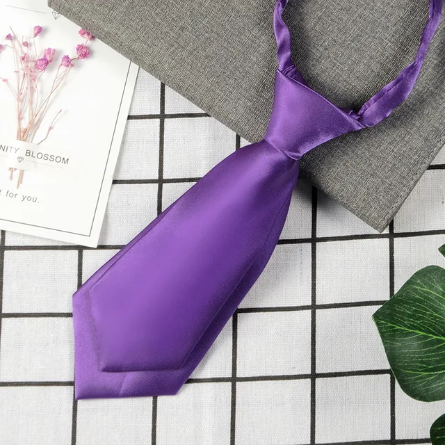 Necktie Polyester Men's Women's Shirts Student School Uniform Career Simple Double Layer Short Small Tie Classic Trendy Gifts A6208