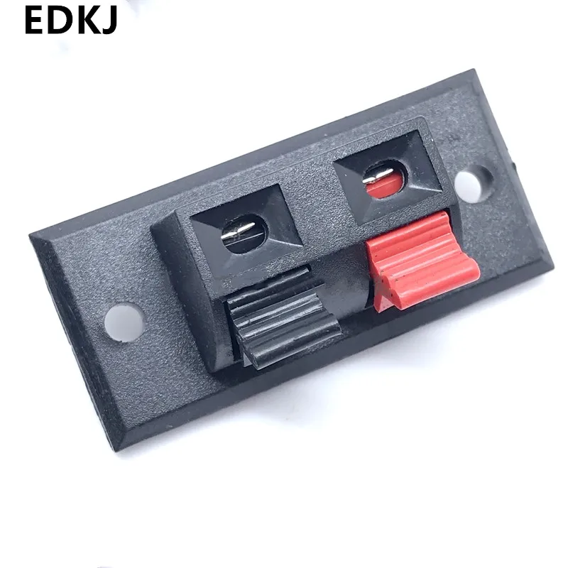 5pcs/lots 2 Positions Connector Terminal Push in Jack Spring Load Audio Speaker Terminals | Обустройство дома