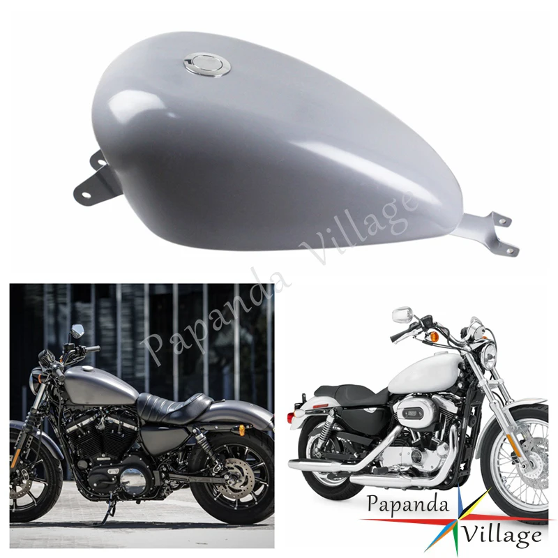 New Deep 3.3 Gallon Fuel Gas Tank for Harley Sportster XL 883 2004-2010 CARB CAN NBX 