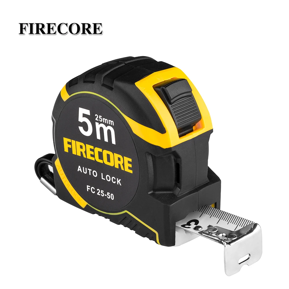 

FIRECORE 5M Metric Retractable Steel Tape Measure Ruler 2M Prevent Folding Measuring Tape