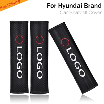 

For Hyundai seatbelt cover protector saftety belt Backpack strap pad case car logo for seat belt cover protection shoulder pads