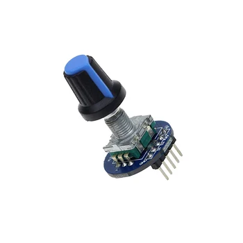 

Taidacent 5V Digital Rotary Encoder Rotary Potentiometer Module Digital Optical Encoder Incremental Rotary Encoder with Knob Cap