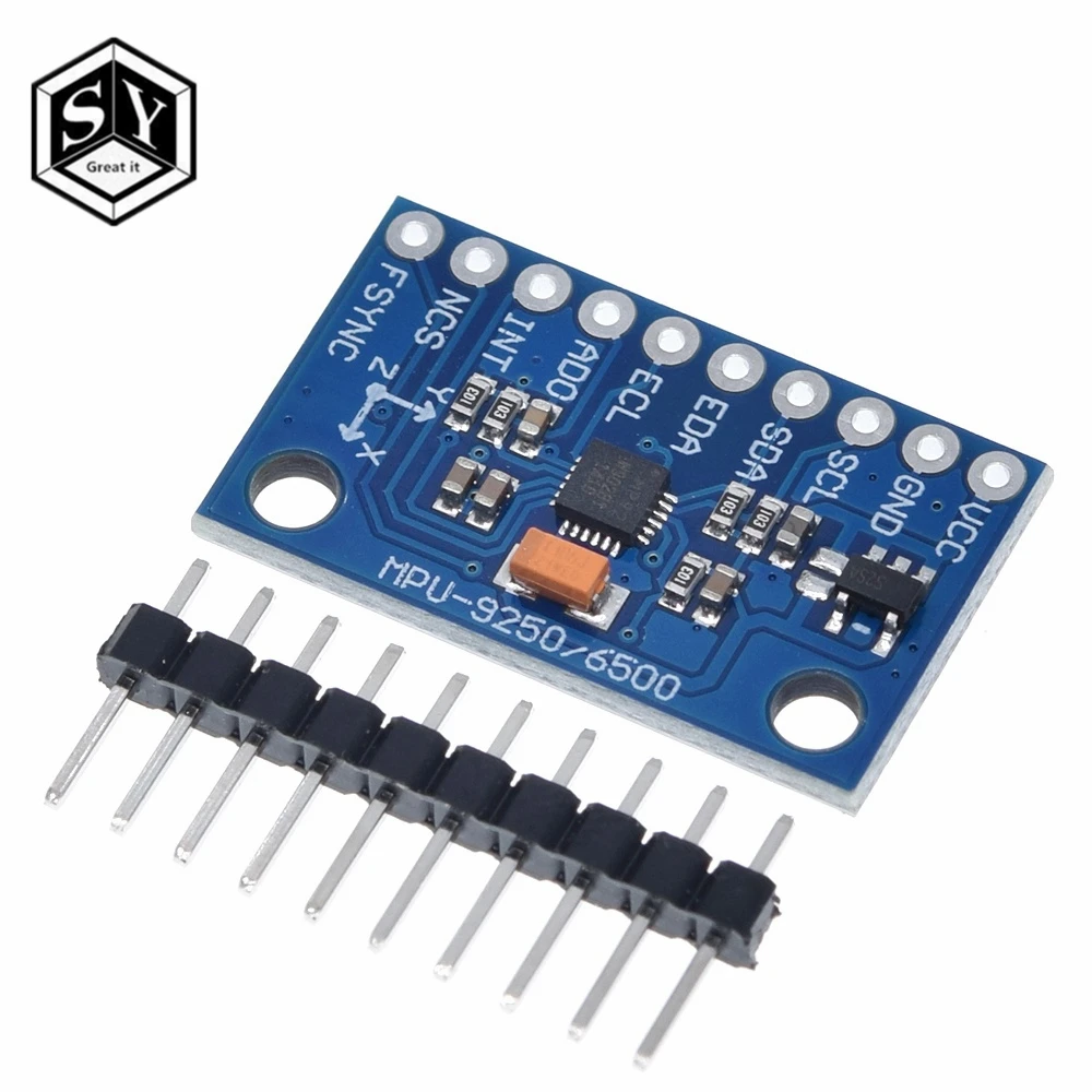 Modulo Sensore MPU-9250 9 Assi GY-9250 - Accelerometro, Giroscopio, Magnetometro Per Arduino E Robotica