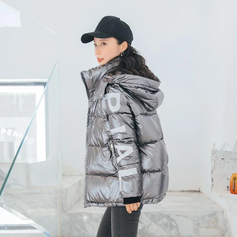 

New down jacket women 2020 winter Korean version of large size cotton jacket women short thick hooded down jacket