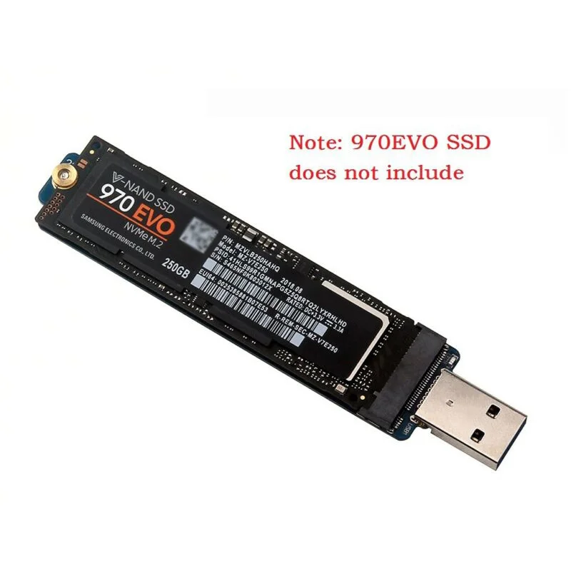 NVMe SSD к USB 3,0 адаптер конвертер PCIE M.2 2280 HDD SSD внешний диск часть
