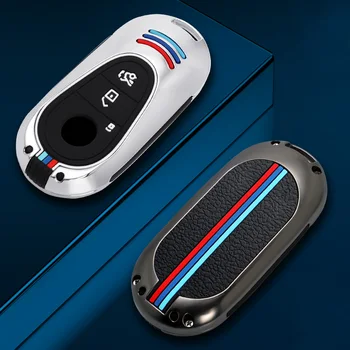 Custodia per Chiave/telecomando per Mercedes Benz W223 classe S300 S350 S450 S500 2020 2021 portachiavi 4 Custodia per Chiave/telecomando per Mercedes Benz W223 classe S300 S350 S450 S500 2020 2021 portachiavi - Custodia protettiva per chiave a distanza per auto in lega di zinco per Mercedes Benz