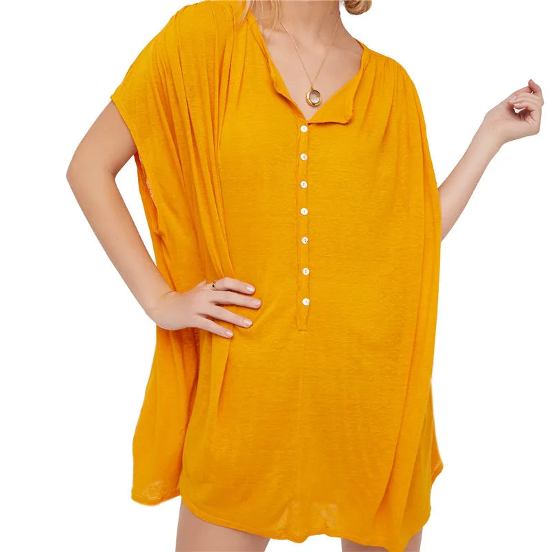 2023 Beach Cover Up ชุดว่ายน้ำเรยอน Tunics สำหรับชุดเดรสว่ายน้ำ