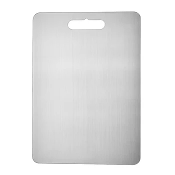 

Kitchen Stainless Steel Mildew Proof Multipurpose Cutting Board Non Toxic Food Easy Clean Smooth Antibacterial Camping Cooking