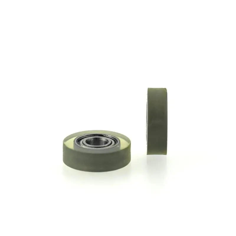 10 Stück/50 Stück 4x13x4mm PU68413-4 Polyurethan PU-beschichtetes Lager 684ZZ Rollenlager aus weichem Gummi für Hardware – Detail 3