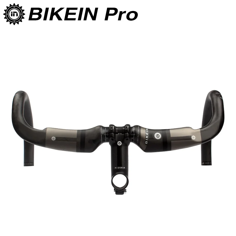 Велосипедный руль BIKEIN Pro из углеродного волокна + стержень для шоссейного