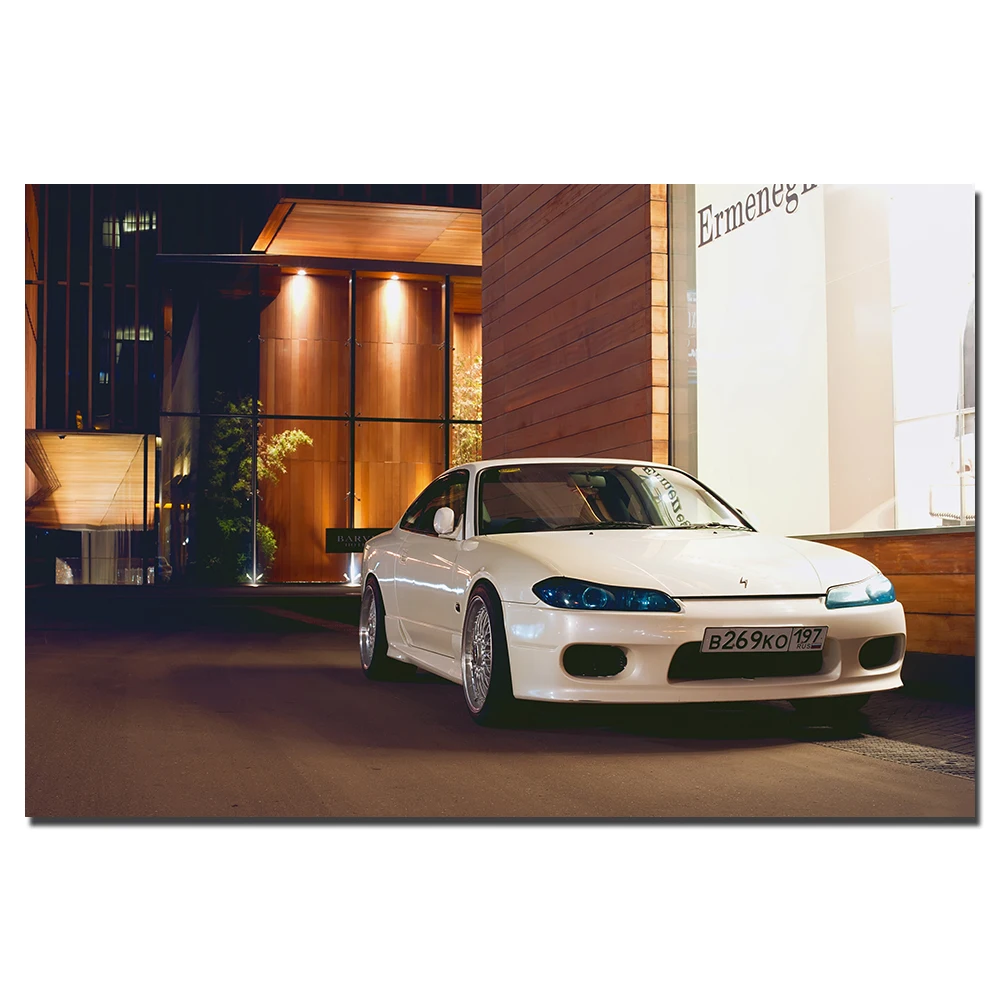 Nissan Silvia Supercar Poster Canvas Prints Paintings for Home Decor Wall Art Picture | Дом и сад