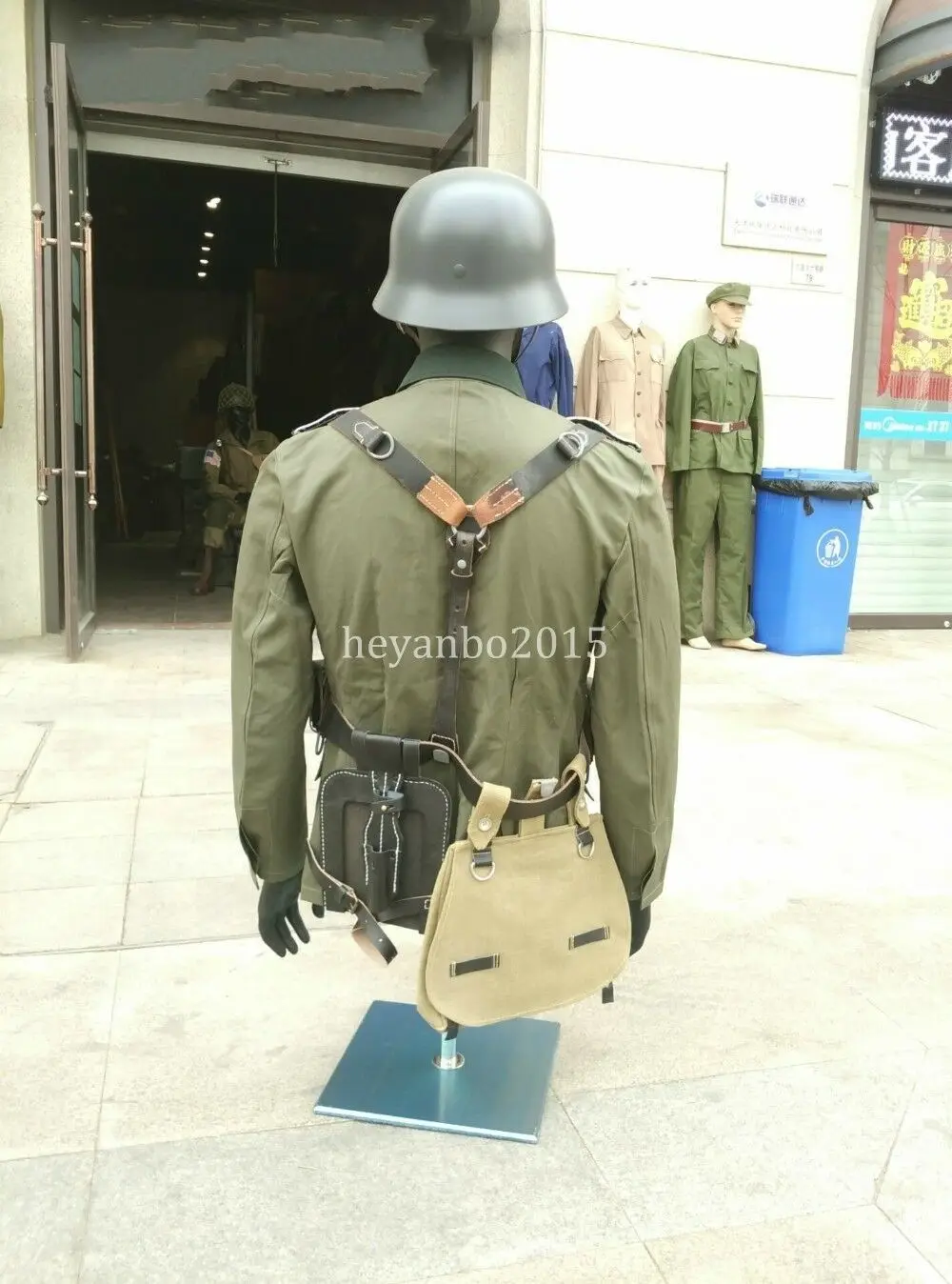 Tomwang201. Немецкая армия WII Ww2 кожаный Y образный ремень нагрузка солдатское