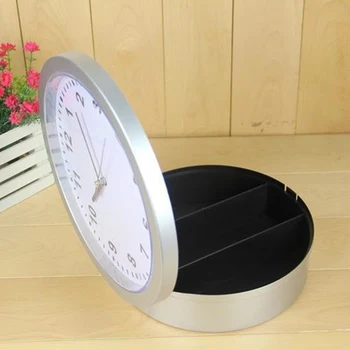 

New Jewel Storage Box Creative Storage Hidden Secret Stash Jewel Money Compartment Wall Clock Safe Storage Box