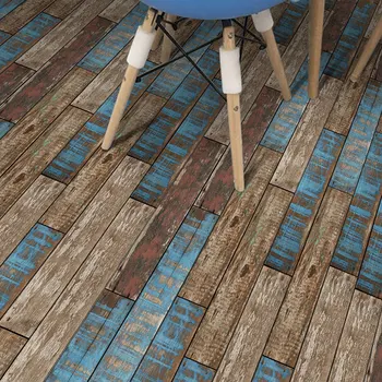 

20x500cm Self Adhesive PVC Wood Plank Wallpapers Waterproof Wood Grain Floor Stickers for DIY Home Decoration MJJ88