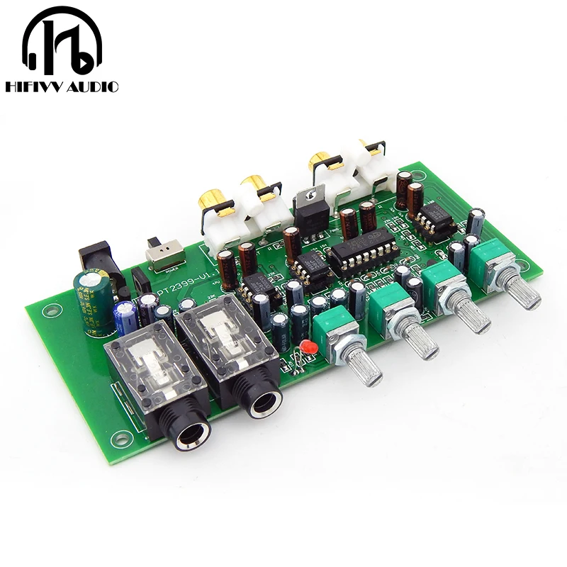 Плата усилителя аудио микрофона pt2399 IC цифровая плата реверберации Kara OK|amplifier