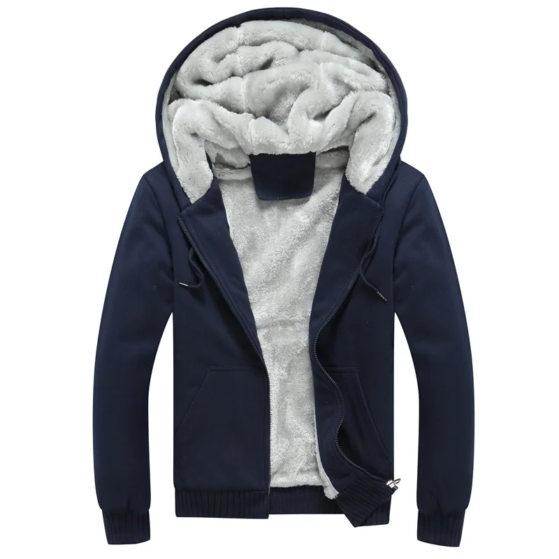 Новые толстовки Мужская брендовая одежда с капюшоном повседневное зимнее утолщенное теплое пальто мужские бархатные толстовки пальто кардиган с капюшоном на молнии