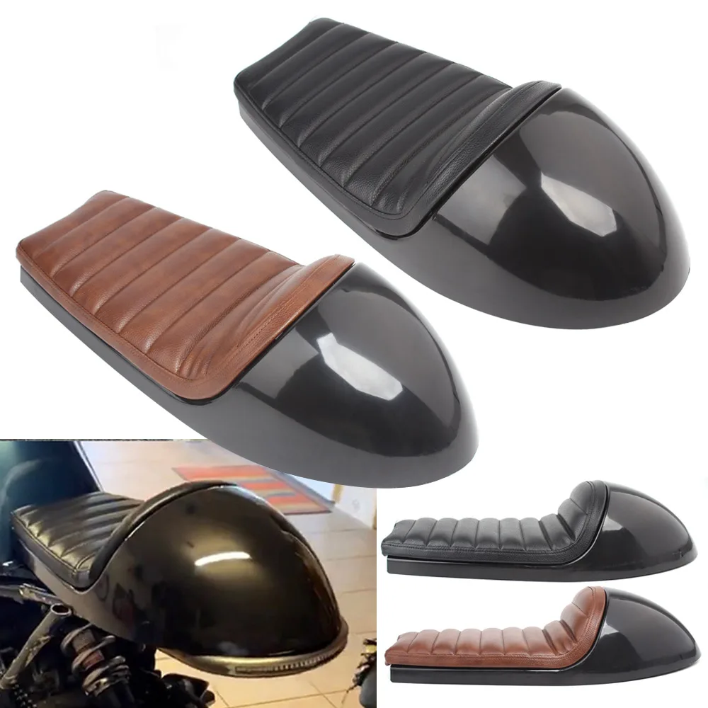 Accessorio Moto Cafe Racer Seat Pan Base Sella Sedile Scrambler Cuscino Vintage Per Triumph Bonneville Honda Bmw Chopper Universale