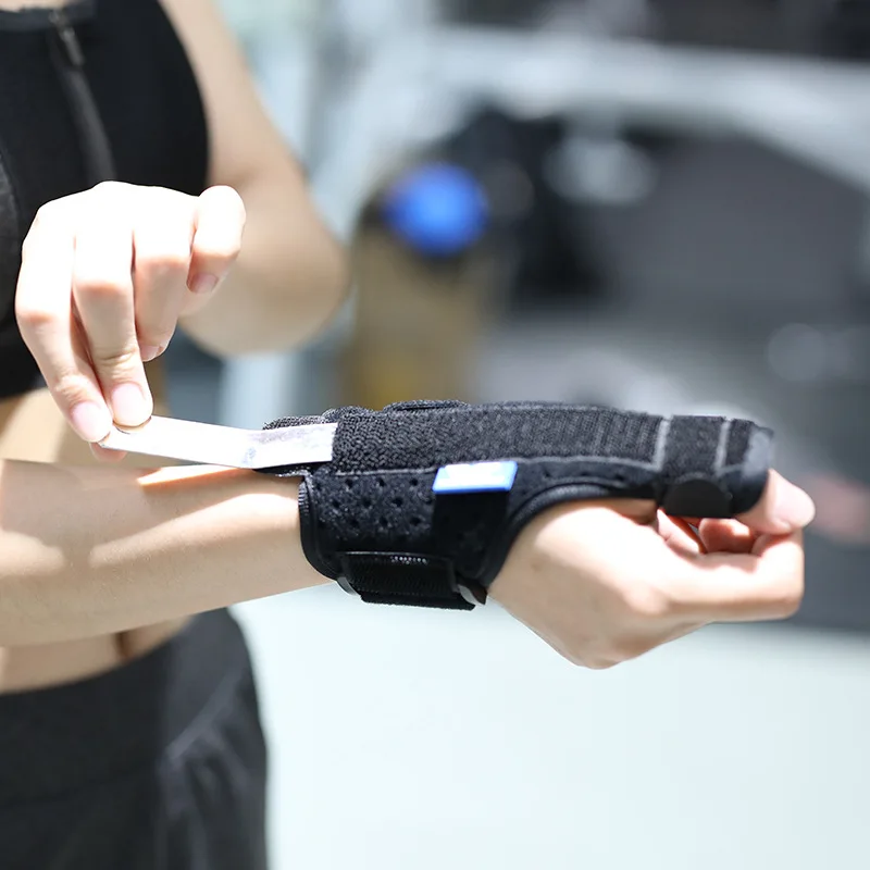 

Fingerstall tao Protection Thumb Bracer Medical Use Thumb zhi guan jie niu shang Fracture Tenosynovitis Finger Guard Sheath