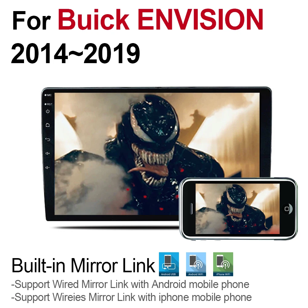 Для Buick ENVISION~ автомобильный dvd-плеер Мультимедиа gps навигационная карта Авторадио WiFI Bluetooth