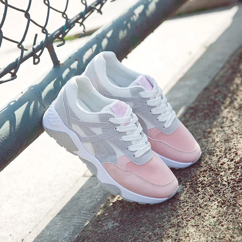 

2018 Spring And Summer Mesh GIRL'S Athletic Shoes Soft Bottom Anti-slip Casual Shoes Junior High School High School Students Run
