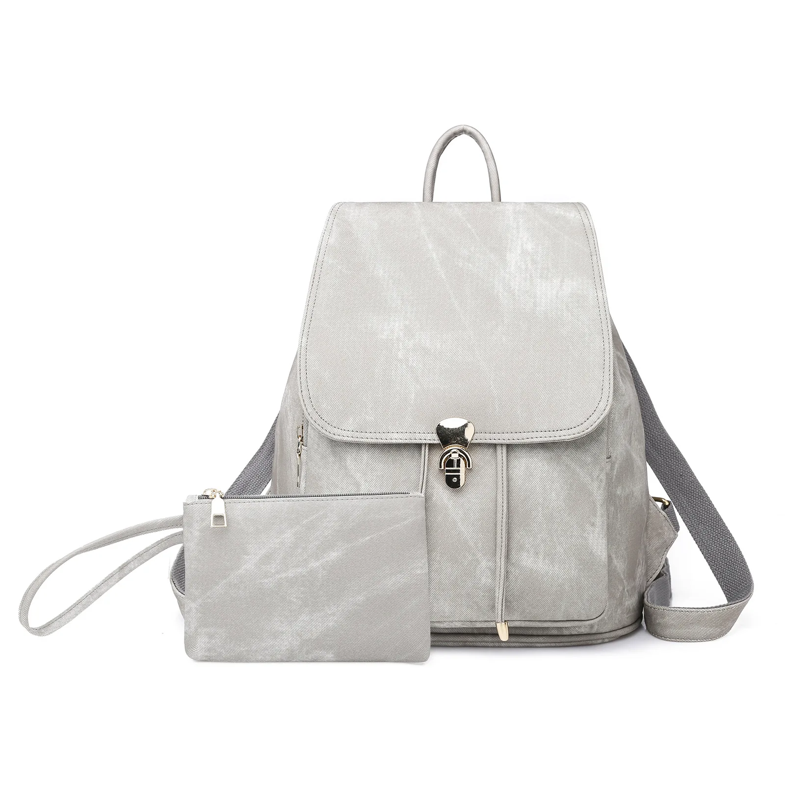 Винтажный женский рюкзак высокого качества, Молодежные кожаные рюкзаки для девочек-подростков, женская школьная сумка через плечо, рюкзак mochila - Цвет: gray
