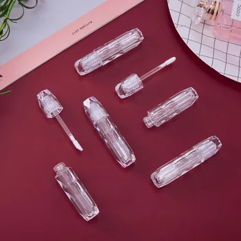 

1PC Empty Lip Gloss Tubes Clear Crystal Lipstick Bottle 4Ml Refillable Lip Gloss Bottle DIY Empty Lip Oil Tube Women DIY Sample
