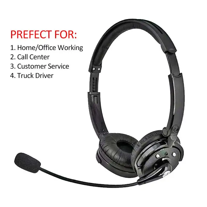 Беспроводные наушники с микрофоном деловые Blutooth HiFi игровая гарнитура для