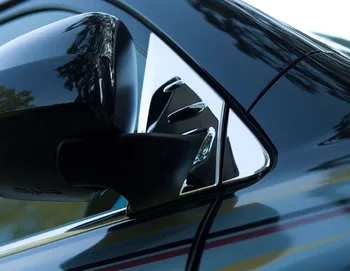 

For Land Cruise LC200 2008-2018 Car Window Mirror Base Triangle Decoration Bright Strip