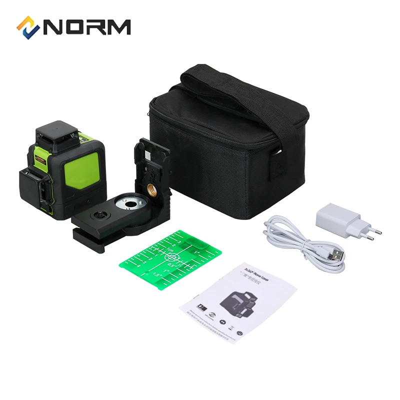 Лазерный уровень Norm 3D самонивелирующийся нивелир с 12 линиями 8 5 2 магнитным L