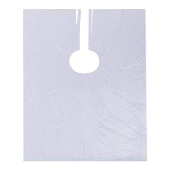 

200Pcs Disposable Long Barber Wai Cloth Perm Hair Salon Haircut Wai Hairdressing Cape Shawl PE Apron