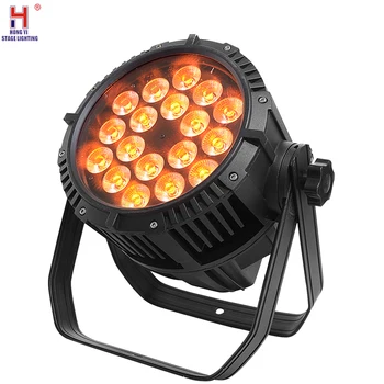

Led Par Wall Wash Light 18X15W RGBWA Dmx Wash IP65 Waterproof Outdoor Stage Light Rated Par for Buildings Church