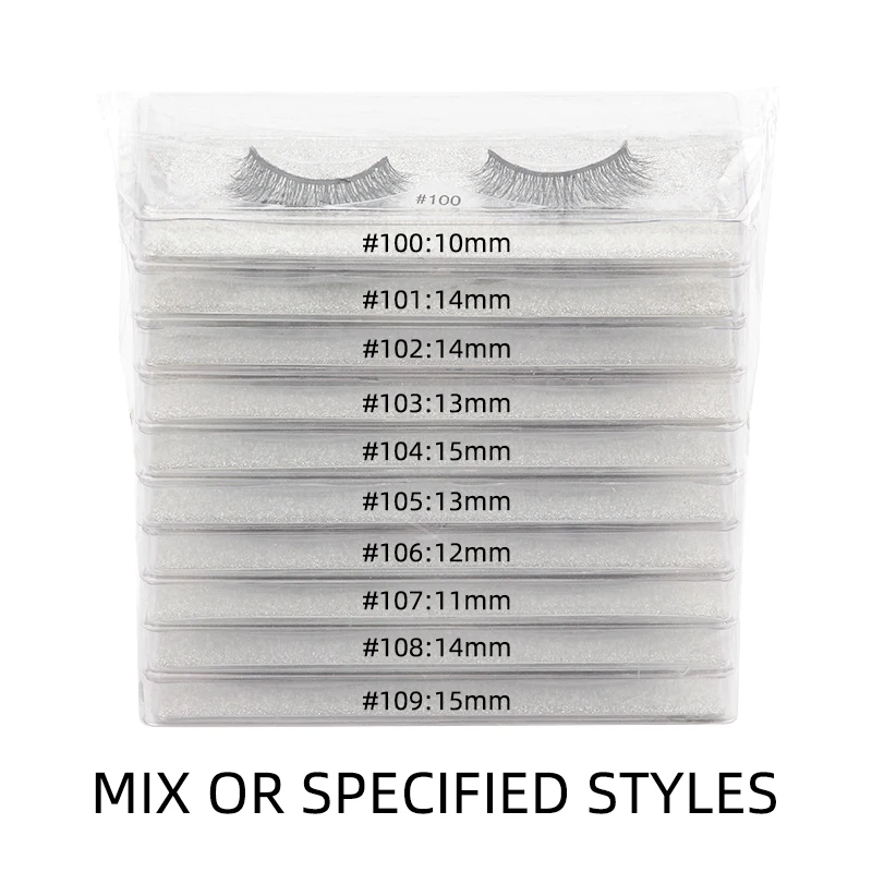 Eyelashes Bulk Items 4/100 PCS 3D Faux Mink Lashes Natural Fluffy False Eyelash Extension Wispy Fake Eye Lash Makeup Eyelash Extensions Fake Eyelashes Eyelash Extension Eyelash Extension Lashes False Eyelashes