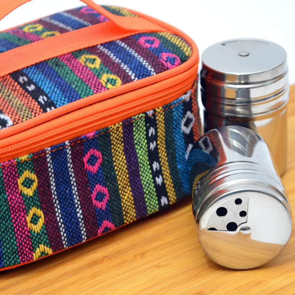 Outdoor Portable Insulation Picnic Bag Seasoning Storage Bag Large Capacity Bag Camping Picnic Food Storage Box