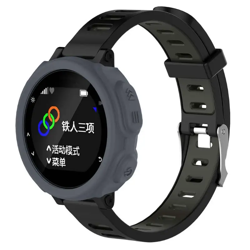 Silicone Skin Protective Case Cover For Garmin forerunner235 735XT Sports Watch U50D for smart watch