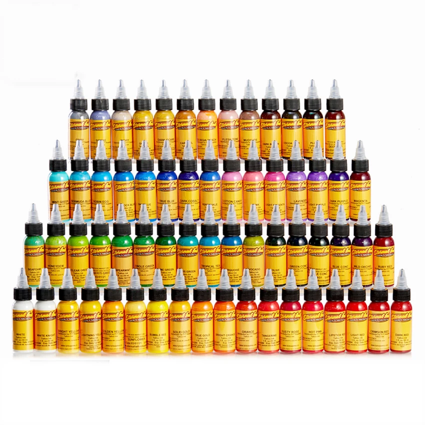 

16 Color Set Dynamic Permanent Makeup Tattoo Ink Pigment Eyebrow Lip Paint Microblading Pigment Kit Tattoo Coloring Paint