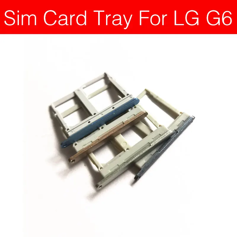 Держатель для микро sim карты LG G6 LGM G600K G600L G600S H870 Micro SD считыватель слот