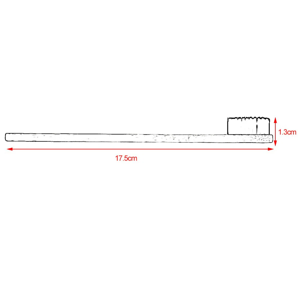 1 шт. Экологичная прочная бамбуковая зубная щетка для ухода за полостью рта, Защита зубов, эко мода, красивые мягкие средние кисти