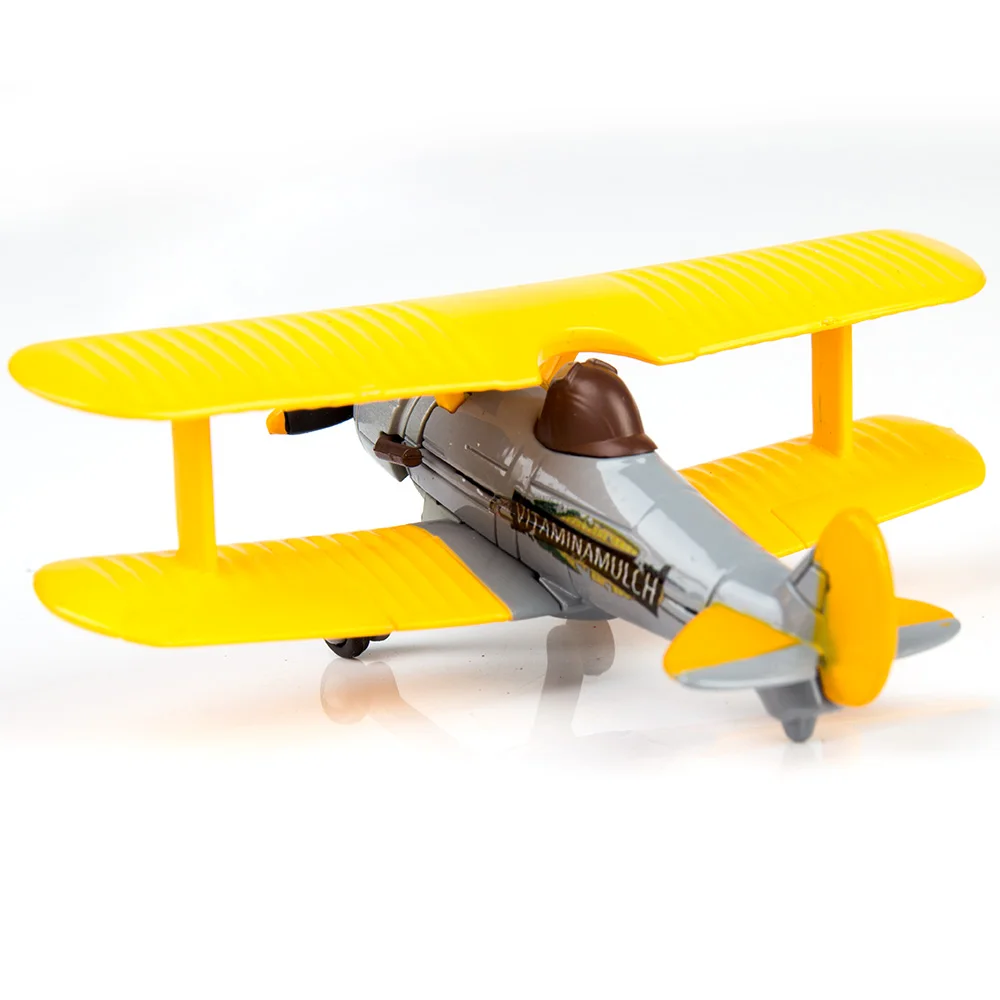 Pixar Planes 1:55 10-12cm No.72 Skipper Dusty Crophopper The King Ishani Shipboard Aircraft Echo Metal Diecast Toy Plane Loose