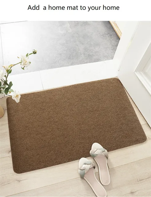 Semi Circle Home Indoor Doormat Indoor Super Absorbs Doormat Non Slip Door  Mat for Small Front Door Inside Floor Dirt Trapper - AliExpress