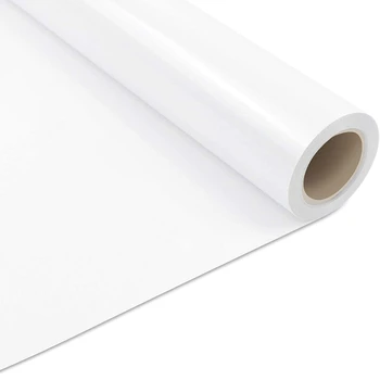 

EAS-Vinyl Roll Thermal Transfer,Easy to Cut and Weed White Thermal Transfer Vinyl DIY Heat Press Design Suitable for T-Shirt