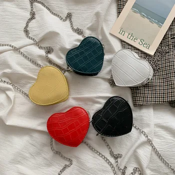 

ins net red mini shoulder bag female 2020 new Korean version of the wild crossbody bag love simple chain bag ladies hand bags