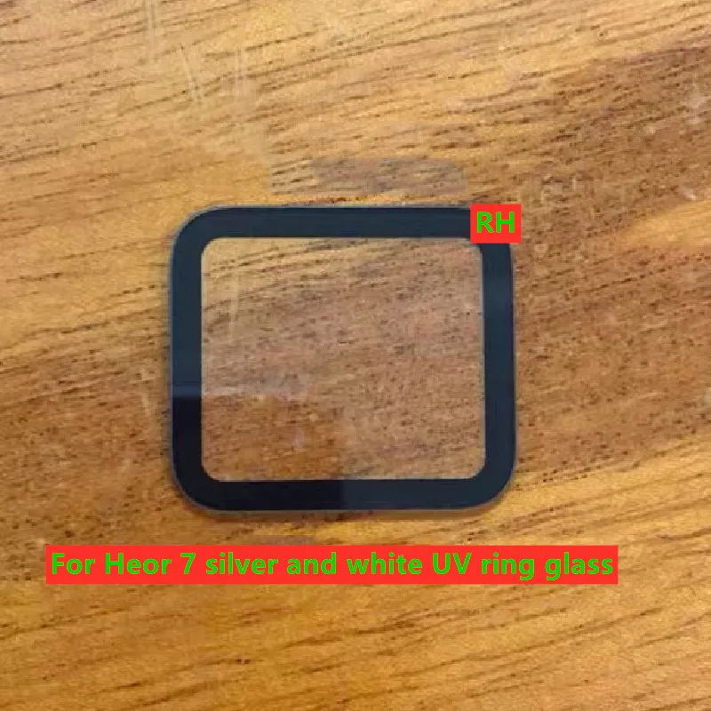 NEW Original Black For GoPro Hero 7 Lens Cover Zoom Glass UV Hero7 Silver / White Action Video Camera Repair Part